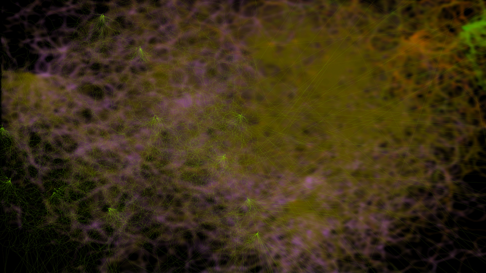 Digital generative artwork by Stanza