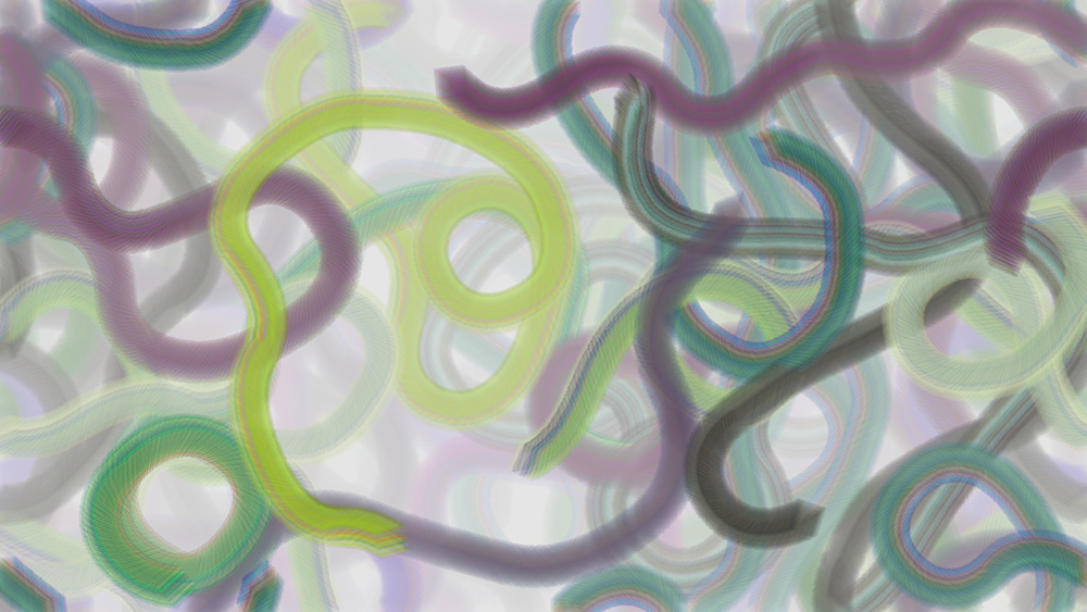 Digital generative artwork by Stanza