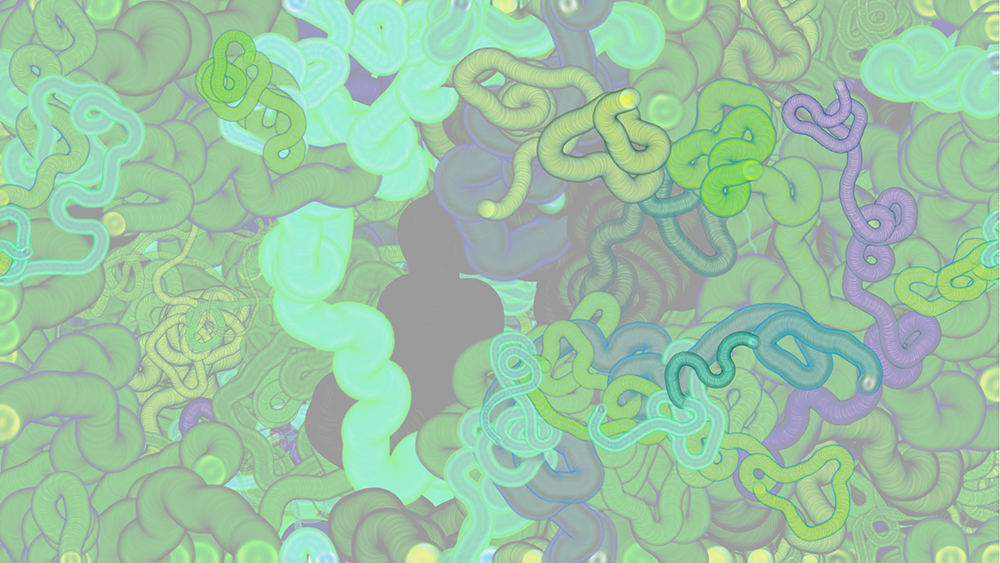 Aesthetic code based generative artwork series by Stanza. 