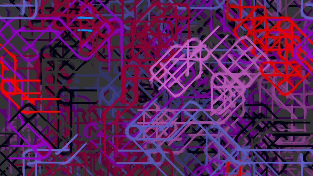 Aesthetic code based generative artwork series by Stanza. 