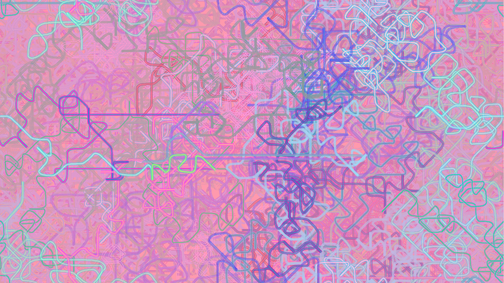 Digital generative artwork by Stanza