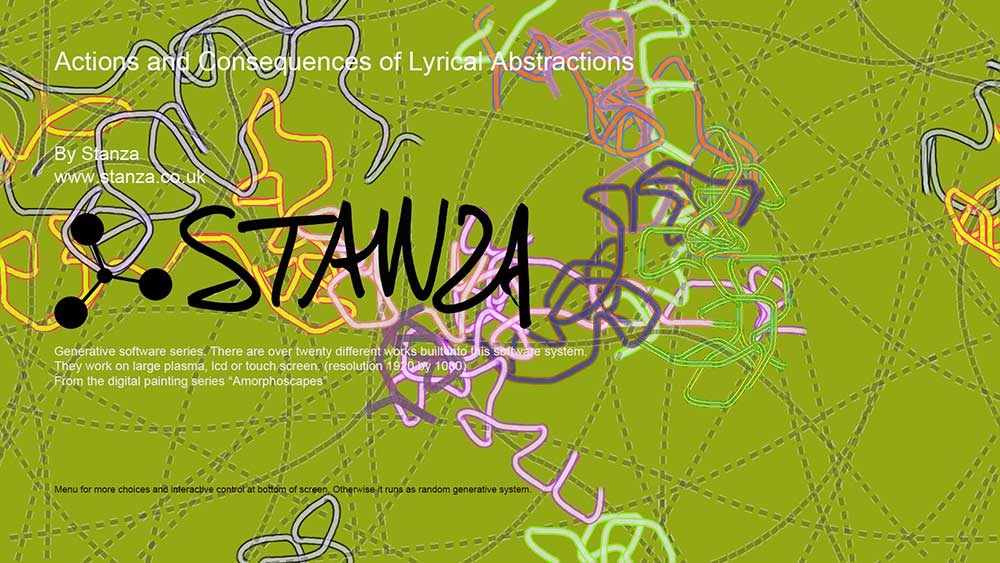 Title. Actions And Consequences Of Lyrical Abstraction By Stanza 