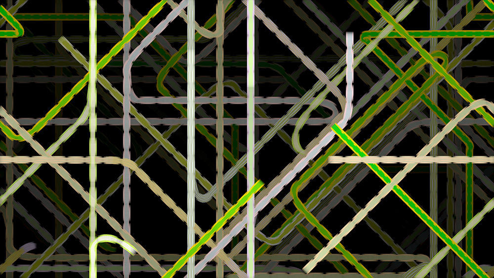 Digital generative artwork by Stanza