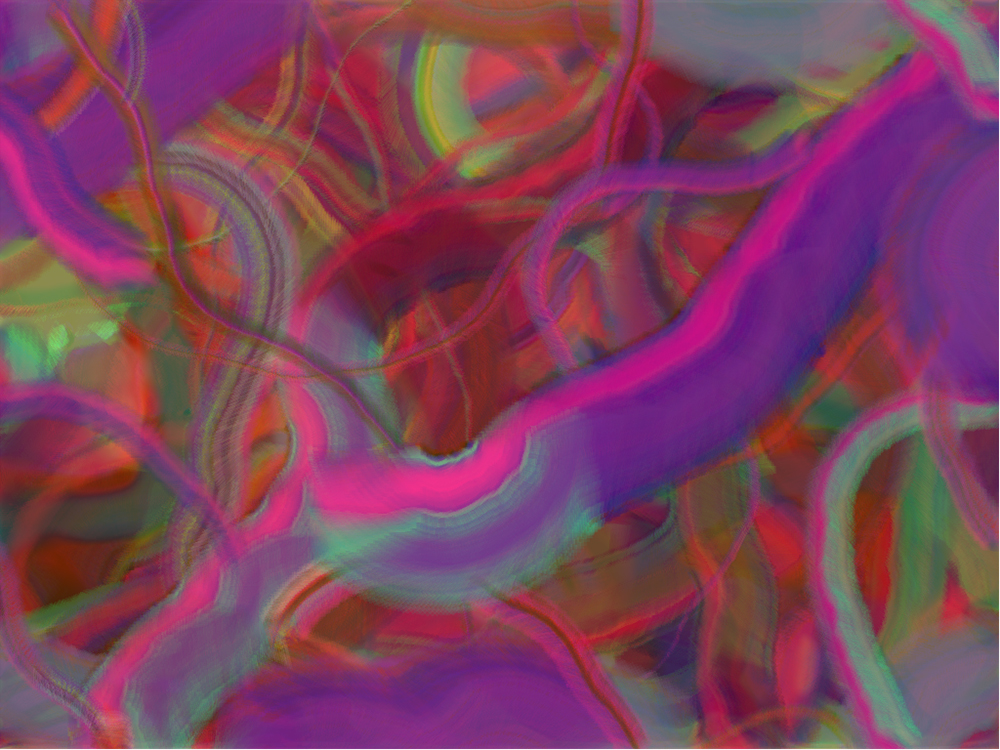 Digital generative artwork by Stanza