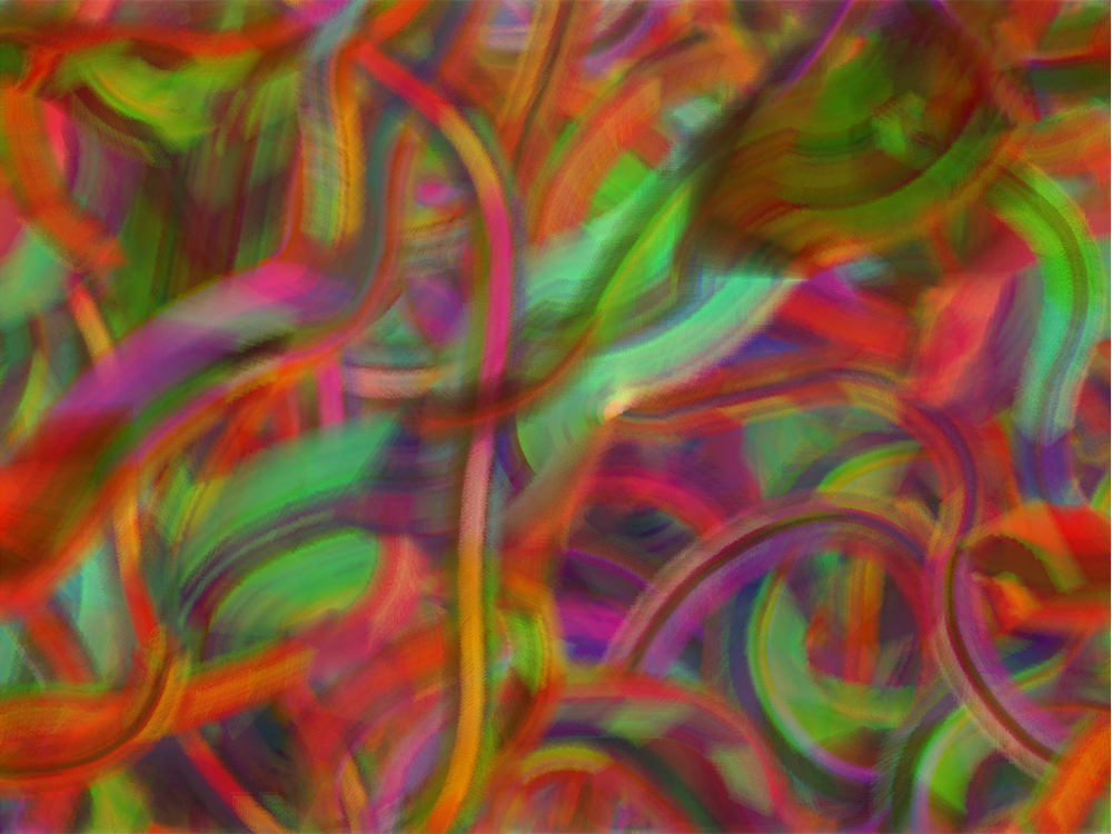 Digital generative artwork by Stanza