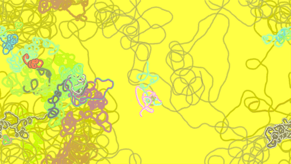 Digital generative artwork by Stanza