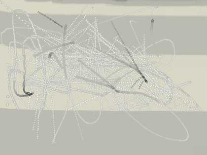 Aesthetic code based generative artwork series by Stanza. 