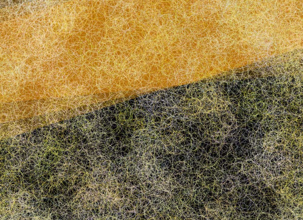 Digital generative artwork by Stanza