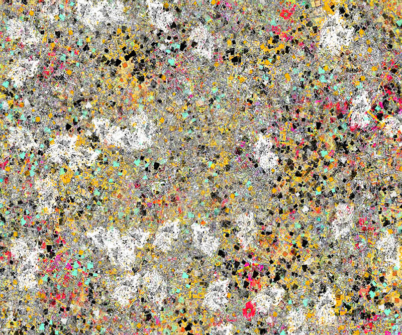 Generative artwort by Stanza to be exhibited on three large plasma screens as an installation. The installation is available for exhibition, selected still artworks are also available. 