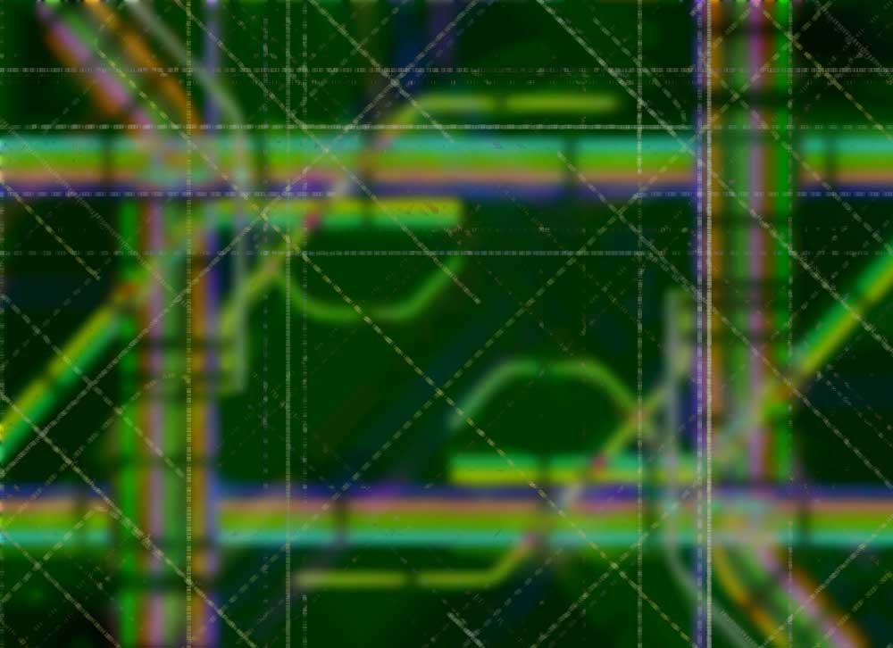 Digital generative artwork by Stanza