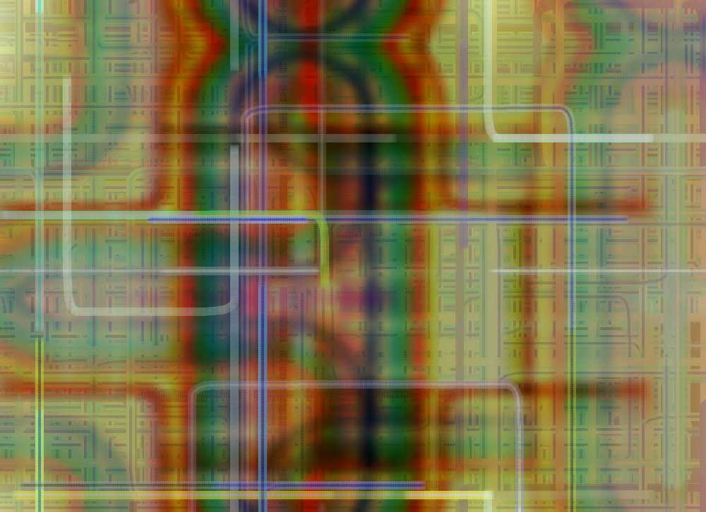 Digital generative artwork by Stanza