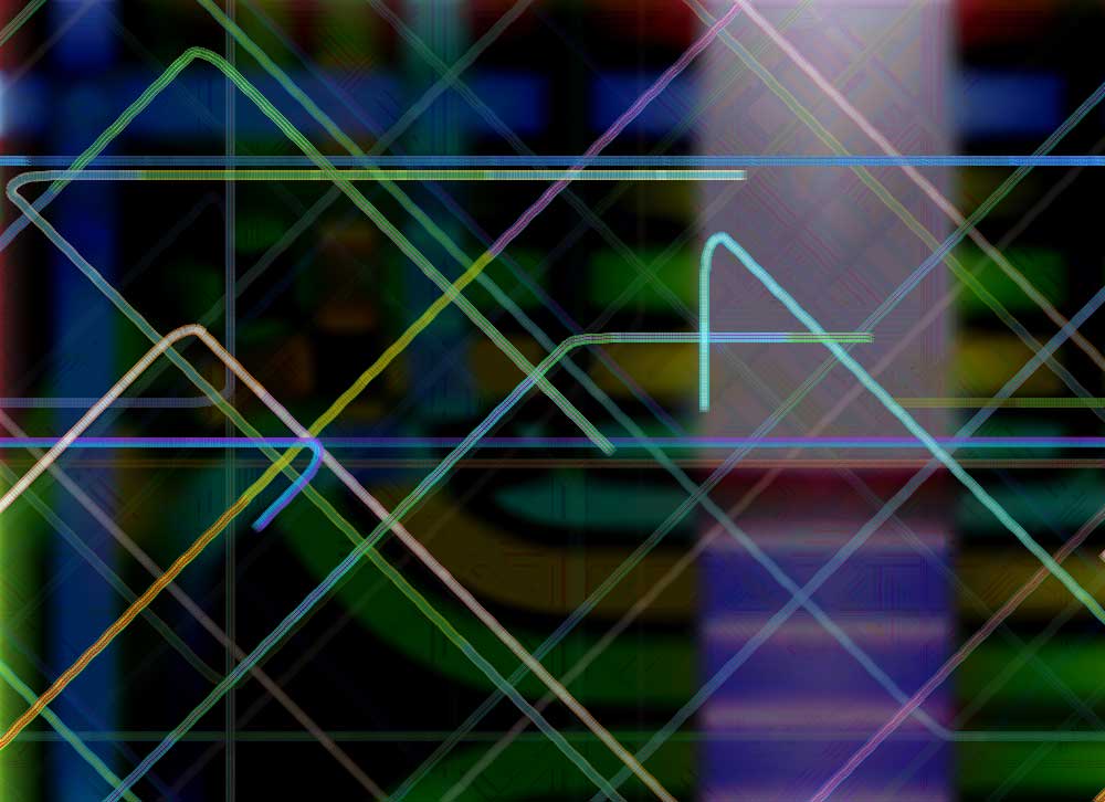 Digital generative artwork by Stanza